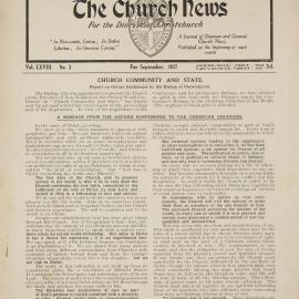 The Church News: Issue 3, September 1937
