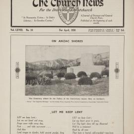 The Church News: Issue 10, April 1938