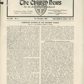 The Church News: Issue 5, November 1938