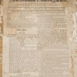 The Church News: Issue 1, September 1870