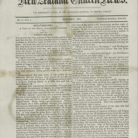 The New Zealand Church News: Issue 4, January 1871