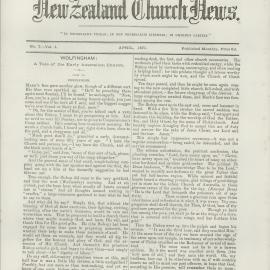 The New Zealand Church News: Issue 7, April 1871