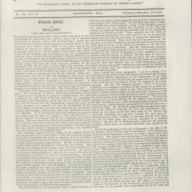 The New Zealand Church News: Issue 24, September 1872
