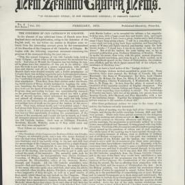 The New Zealand Church News: Issue 4, February 1873