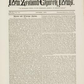 The New Zealand Church News: Issue 12, October 1874