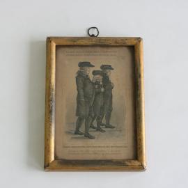 Framed image of James Hamilton, Rev'd John Wesley, and Rev'd Joseph Cole