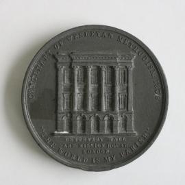 Metal Medallion - Centenary of Wesleyan Methodism, 1859