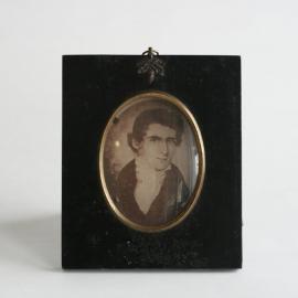 Framed photograph of John Hobbs