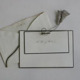 Gentleman's calling card