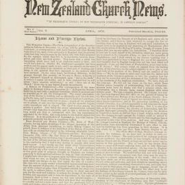 The New Zealand Church News Issue 6, June 1875