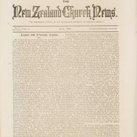 The New Zealand Church News Issue 7, May 1875