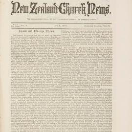 The New Zealand Church News Issue 9, July 1875