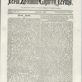 The New Zealand Church News: Issue 6, April 1876