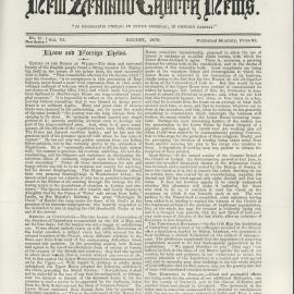 The New Zealand Church News: Issue 10, August 1876