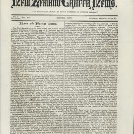 The New Zealand Church News: Issue 5, March 1877
