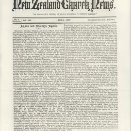 The New Zealand Church News: Issue 8, June 1877