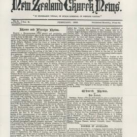 The New Zealand Church News: Issue 4, February 1880