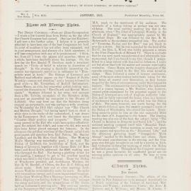 The New Zealand Church News: Issue 01, January 1883