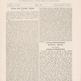 The New Zealand Church News: Issue 5, May 1883