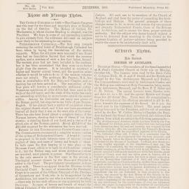 The New Zealand Church News: Issue 12, December 1883