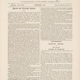 The New Zealand Church News: Issue 2, February 1884