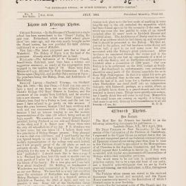 The New Zealand Church News: Issue 7, July 1884