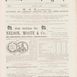 The New Zealand Church News: Issue 1, January 1885