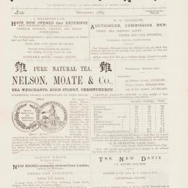 The New Zealand Church News: Issue 11, November 1885