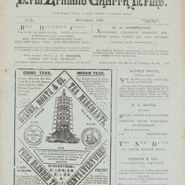 The New Zealand Church News: Issue 12, December 1887
