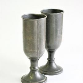 2 Metal Goblets
