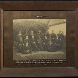 St John's College Class Photo 1915