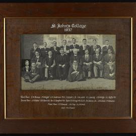 St John's College Class Photo 1937