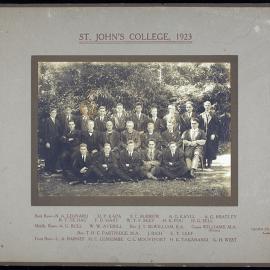 St John's College Class Photo 1923
