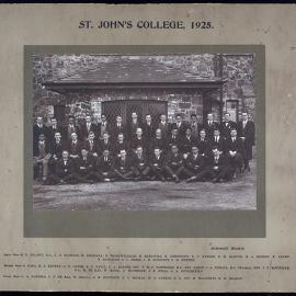 St John's College Class Photo 1925