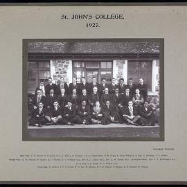 St John's College Class Photo 1927