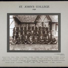 St John's College Class Photo 1929