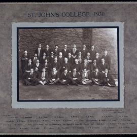 St John's College Class Photo 1930