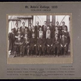 St John's College Class Photo 1935
