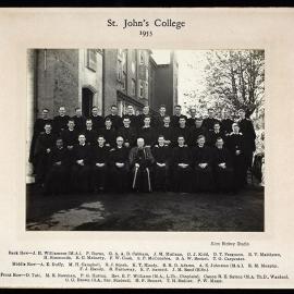 St John's College Class Photo 1953