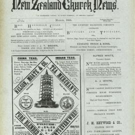 The New Zealand Church News: Issue 3, March 1888