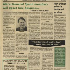 Anglican News: July 1978