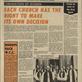 Anglican News: September 1978