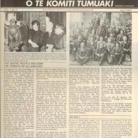 Te Reo o te Komiki Tumuaki: July 1977