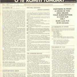 Te Reo o te Komiki Tumuaki: February 1979