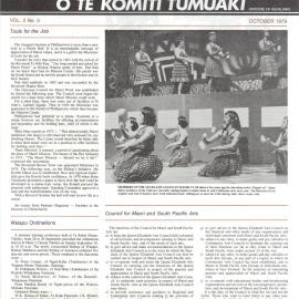 Te Reo o te Komiki Tumuaki: October 1979