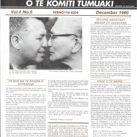 Te Reo o te Komiki Tumuaki: December 1980