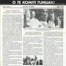 Te Reo o te Komiki Tumuaki: June 1981
