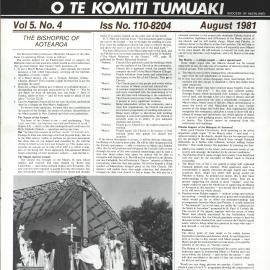 Te Reo o te Komiki Tumuaki: August 1981