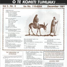 Te Reo o te Komiki Tumuaki: December 1981