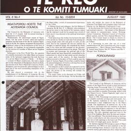 Te Reo o te Komiki Tumuaki: August 1982